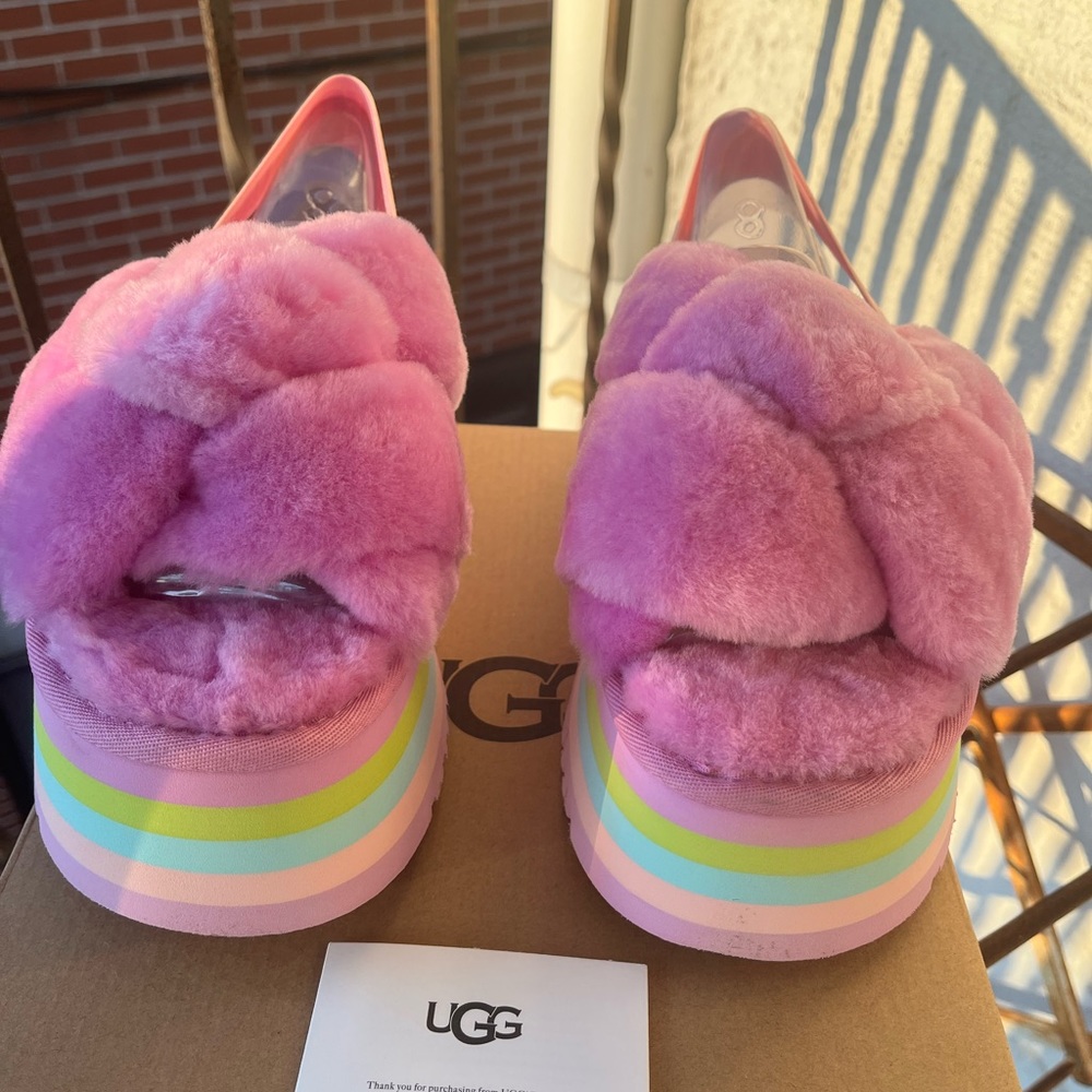 Ugg Disco knot slide size 8